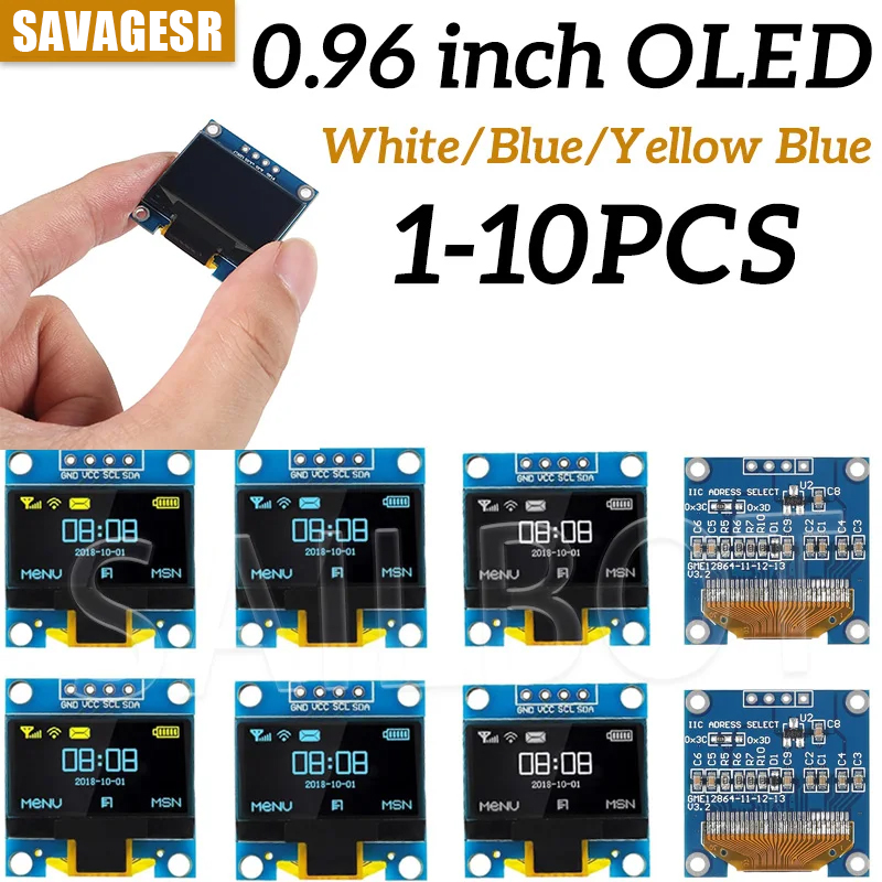 Home Automation Arduino - 1-10 Uds. Módulo de pantalla OLED