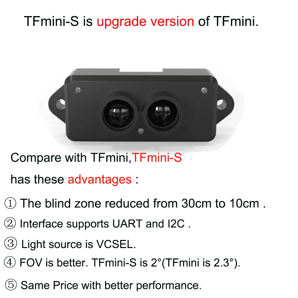 Sensor LiDAR Benewake TFmini-S - Home Automation Arduino reseña y precio